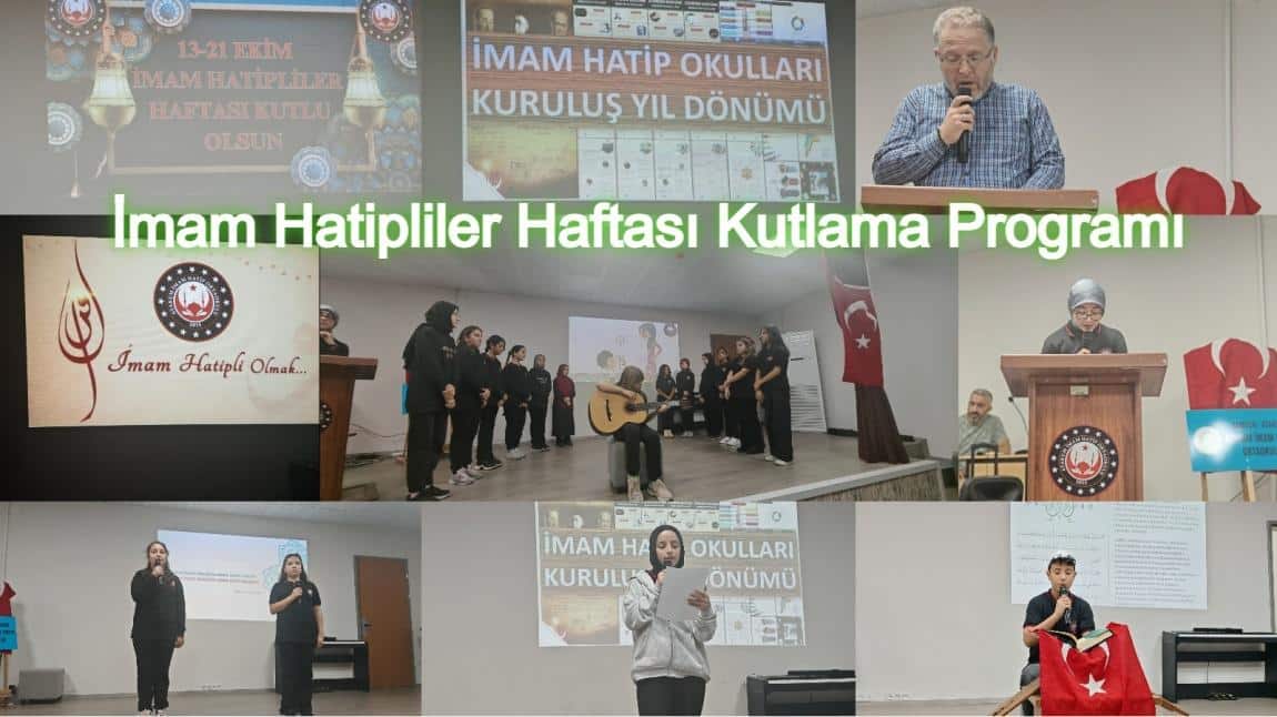 İmam Hatipliler Haftası Kutlama Programı