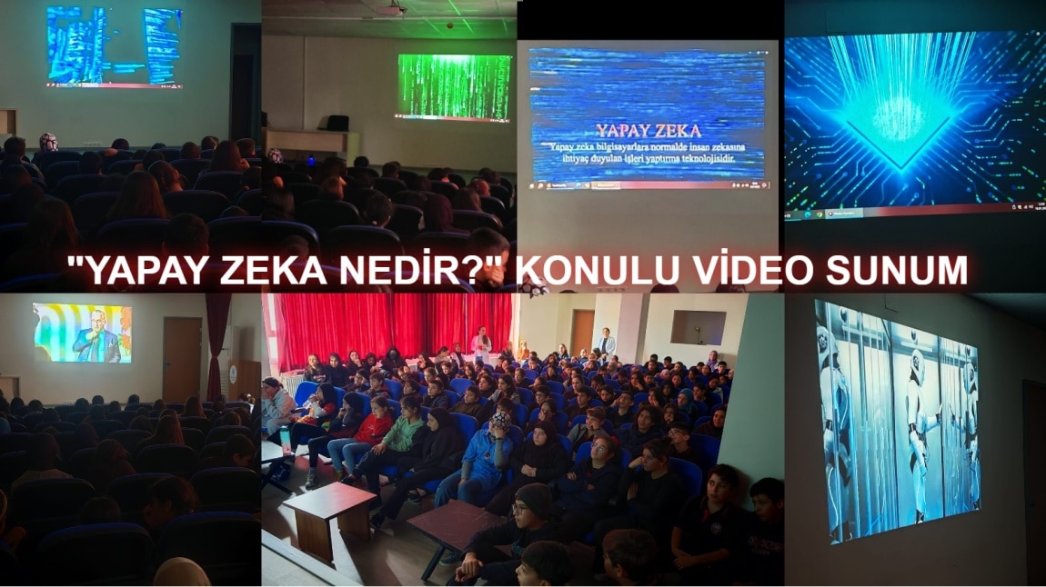 Yapay Zeka Konulu Video Sunum Gerçekleştirildi