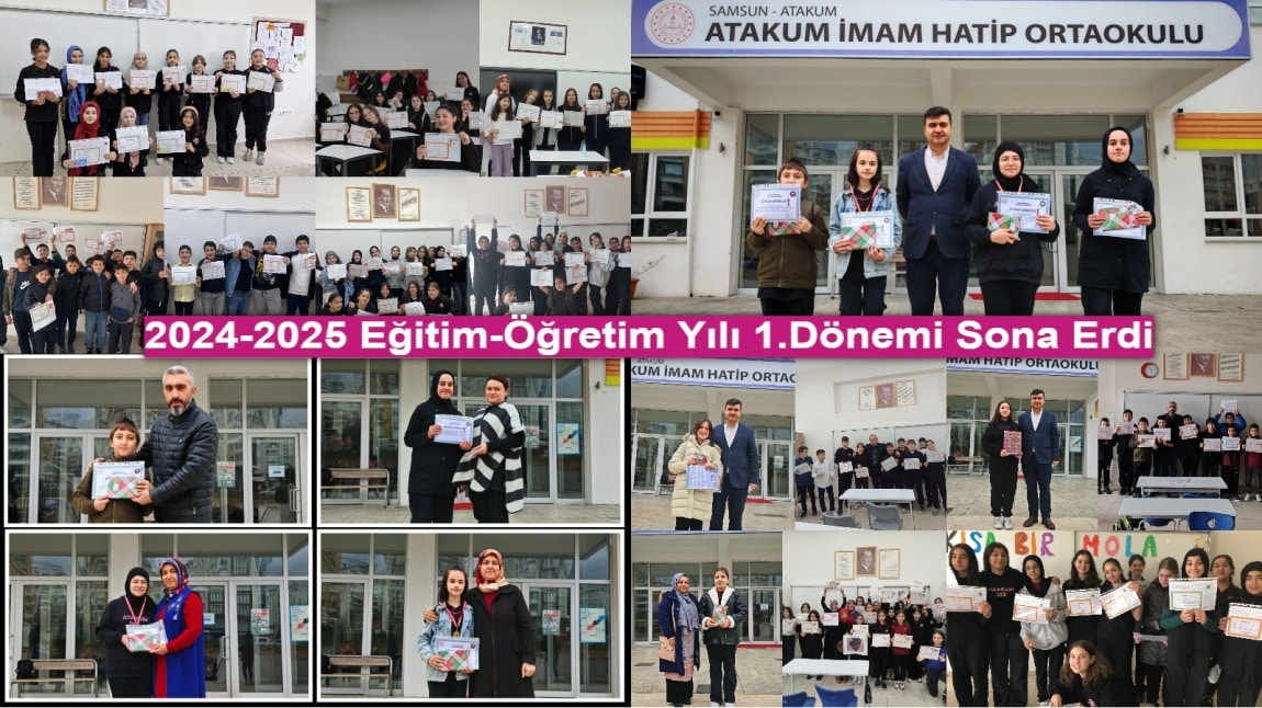 2024-2025 Yılı 1.Dönemi Karneleri Verildi